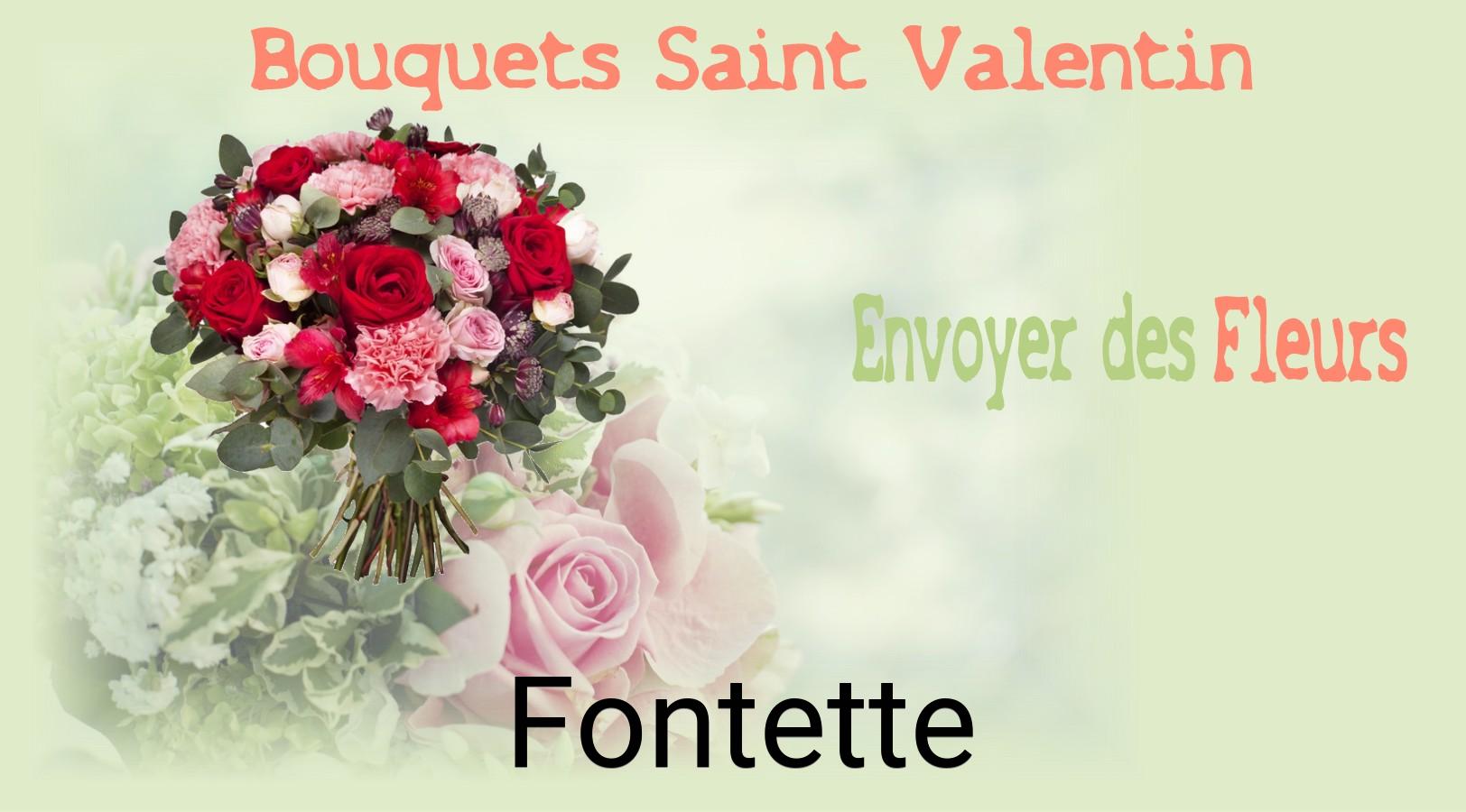 Roses de Saint-Valentin livrées à Fontette